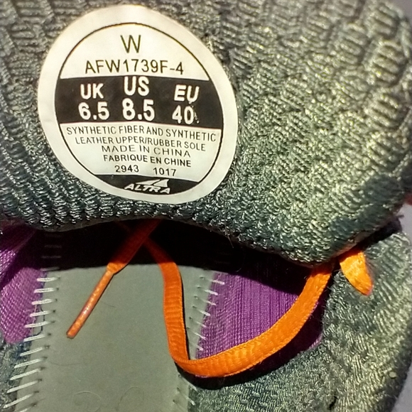 Altra Paradigm 3 Zero Drop Running Shoes Women's sz 8.5 (AFW1739F-4) - Picture 9 of 10